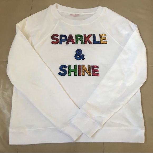 Betsey Johnson Sparkle And Shine Sweatshirt… - Picture 1 of 7